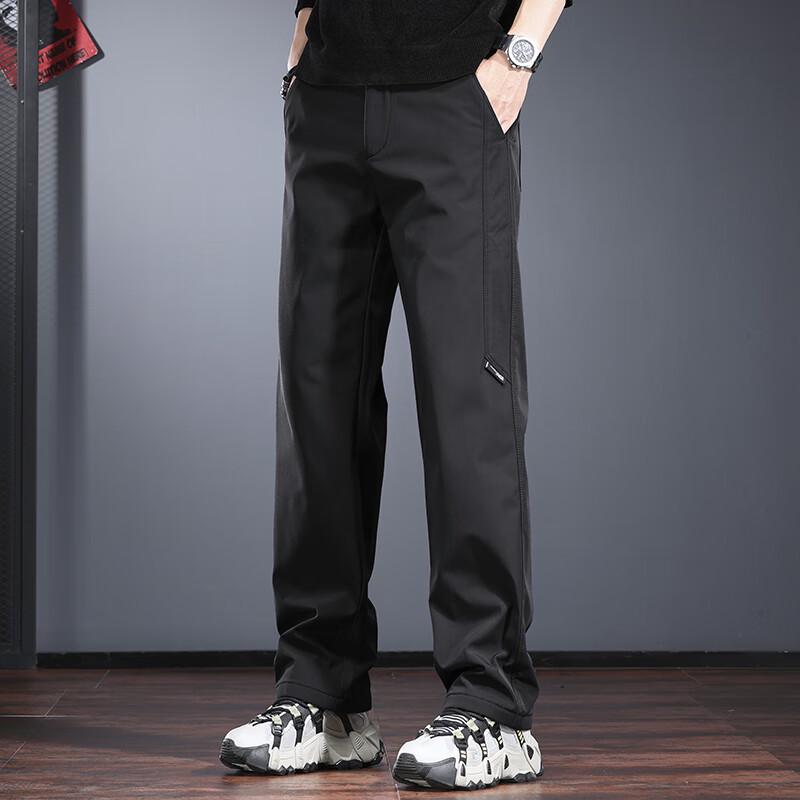 Мужские водостойкие прямые брюки из мягкой оболочки Jie Leinuo для активного отдыха