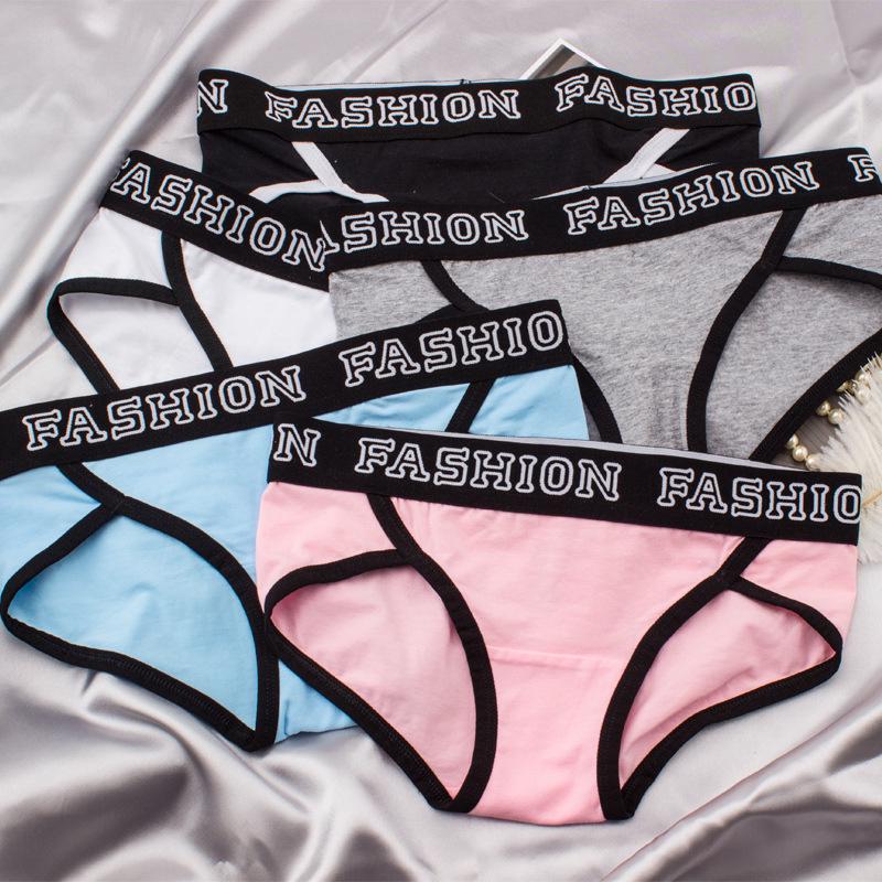 Women's Sports-Style Wide-Edge Cotton Briefs - Plus Size