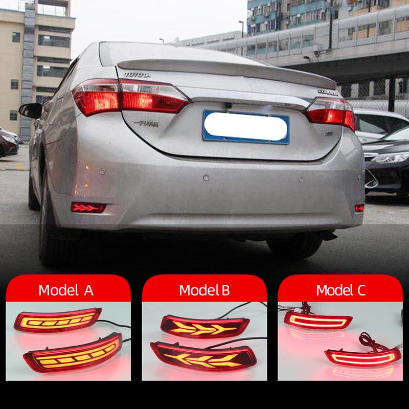 LED Rear Bumper Reflector light For Toyota Corolla Altis 2014 2015 2016 2017 2018 For Lexus GS250 ES250 Brake Turn Signal lamp