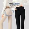 Shark Pants Women's Wear Autumn and Winter New High-waisted Tight Pressure Pants Belly and Hip Yoga Velvet Leggings