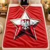 Flannel BlanketPoland Warm Soft Throw Blanket for Indoor Sofa Bed Living Room Use
