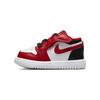 Air 1 Low TD Reverse Black Toe Baby Sneakers Red White Gym-Red CI3436-163