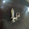 Б/у серебряный шарм Q-pot в форме шприца, примерно. 2.3cm