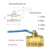 Ningbo Copper Ball Valve: 216/218 Tap, Double Female Threaded, Full Copper Switch.
