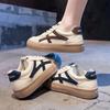 Women's New Autumn Flat-bottomed Casual Sports Board Shoes Platform-soled Student Moral Training Shoes Single Shoes