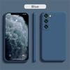 Роскошный чехол из жидкого силикона для Samsung S25 S24 Galaxy S20 S21 S22 S23 FE Plus Note10 20 A52 A31 A41 A71 A51 A72 A70 A50 Coque