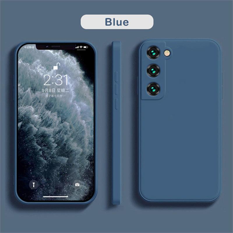 Роскошный чехол из жидкого силикона для Samsung S25 S24 Galaxy S20 S21 S22 S23 FE Plus Note10 20 A52 A31 A41 A71 A51 A72 A70 A50 Coque
