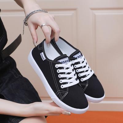 Женские белые парусиновые туфли на шнуровке — мягкие, дышащие, повседневные универсальные кроссовки для весны и осени