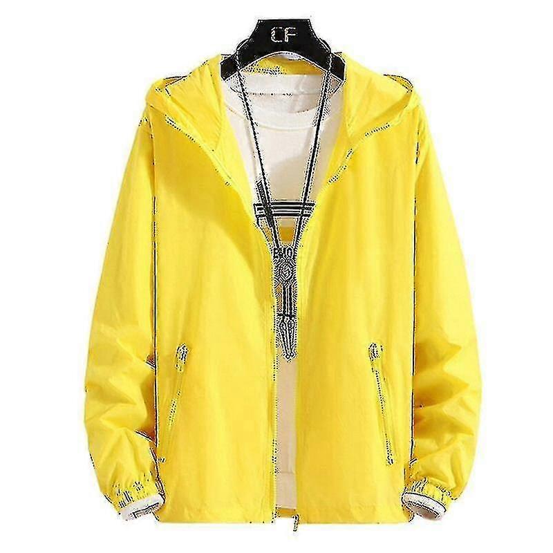 7xl 6xl Plus Size Mens Quick Dry Skin Jackets Coat Sunscreen Waterproof Mens Thin Army Outwear Ultra-light Windbreake Jacket-XXL-COLOR Dark Grey