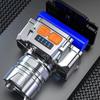 Portable Led Head-Mounted Flashlight Outdoor Waterproof Powerful Headlamp Usb Rechargeable Camping Lantern With Power Display