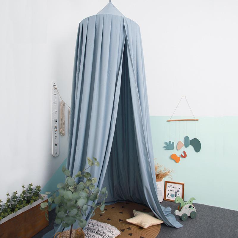 Балдахин для кровати Nordic Princess: Москитная сетка и затемняющая штора для игрушечного домика или уголка для чтения, простая установка.