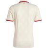 adidas Оригинальная футболка SS24 24/25, третья футболка FC Bayern Series Letter, повседневная футболка с коротким рукавом в стиле ретро, мужская, бежевая, IZ3129