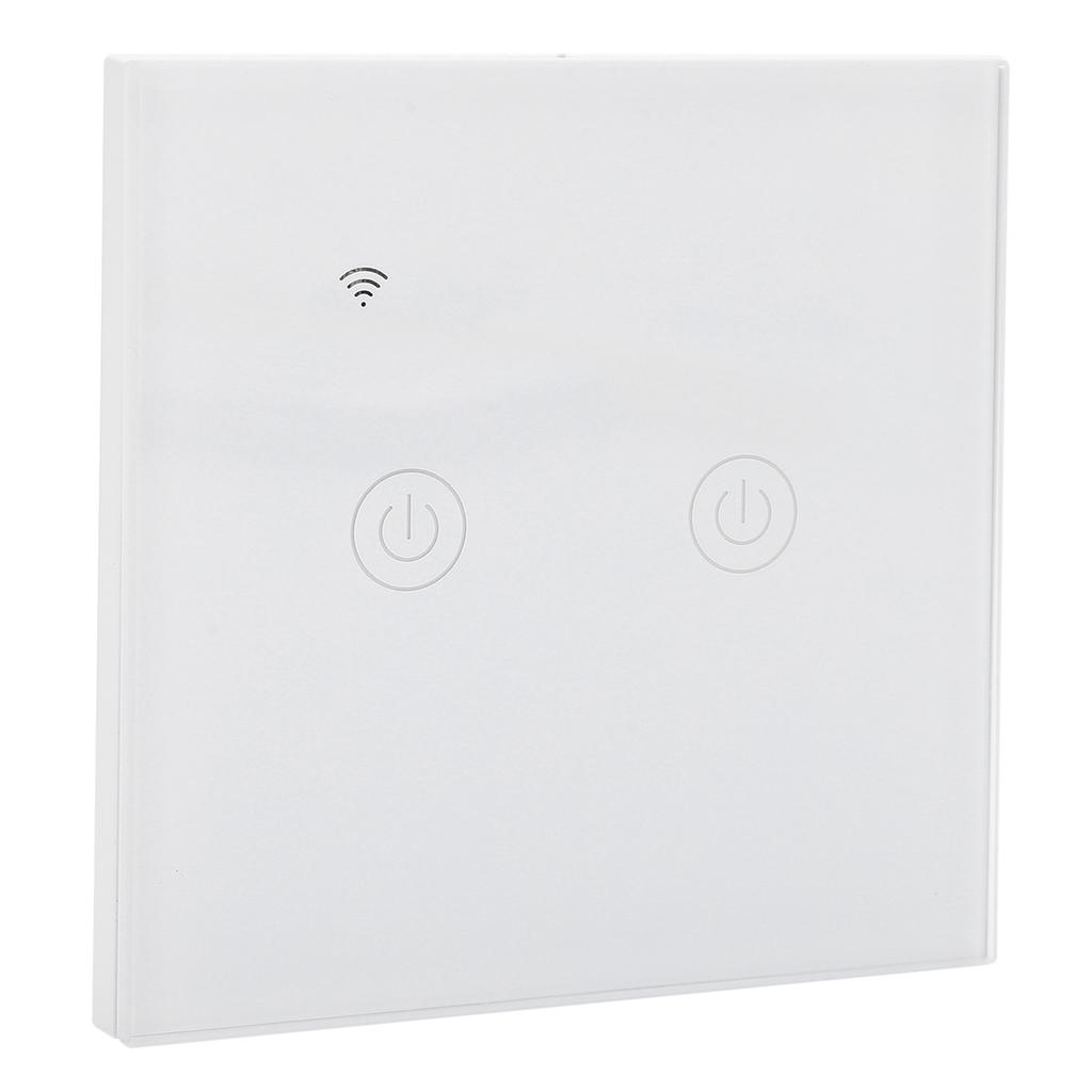 Smart Light Switch Touch Panel ABS Universal for Single   Zero Fire Wire 220‑240VAC2 Way Wifi