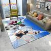 Капитан Цубаса аниме футбол мультфильм ковер ковер для дома гостиная спальня диван коврик декор, детский уголок ковер нескользящий напольный коврик