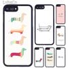 Мультяшный Такса Сосисочная Собака Чехол для Телефона Для iPhone 17 Air 13 12 Чехол Для Apple 14 15 16 Pro Max Plus плюс