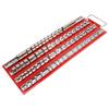 Heavy Duty Socket Tray Rack Organizer 1/2 1/4 3/8 Inch Garage Workshop Rail Tools Holder 80Pcs