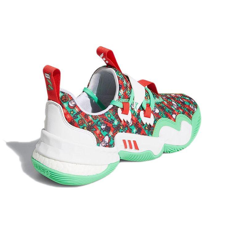 Adidas Кроссовки Trae Young 1 Christmas Unisex Green Screaming-Green Vivid-Red GY0305