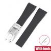 20mm Rubber Strap for Rolex GMT Daytona Submariner Waterproof TPU Curved End Replace Watch Band for Omega X Swatch MoonSwatch