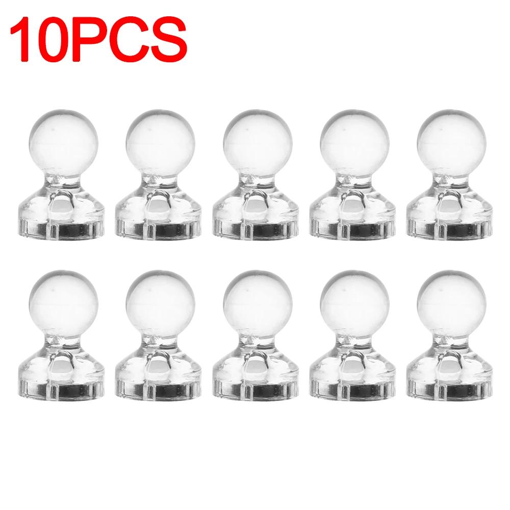 Neodymium Small Magnet 5010pcs Strong Magnetic Pushpins Sucker Thumbtack Refrigerator Whiteboard Magnets Office Home Mini Hooks