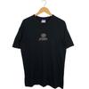 Винтажная мужская футболка Stussy Australia с linked-монограммой, короткий рукав, цвет черный, размер S. Унисекс.