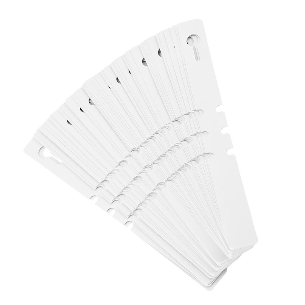 100pcs Plastic Nursery Garden Decor Stake Tags Plant Labels Lawn Ornament