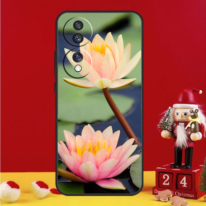 Чехол Цветок Лотос для Honor Magic 8 6 7 Lite Honor X9d X9c X9b X9a X8b X8c Win 50 70 90 200 400 Pro