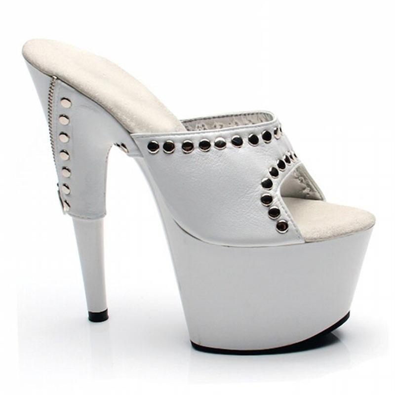 Сандалии модные тапочки женская верхняя одежда весна и лето 2025 новые рыбий рот толстая подошва шпилька высокие каблуки высокие чувства шпилька