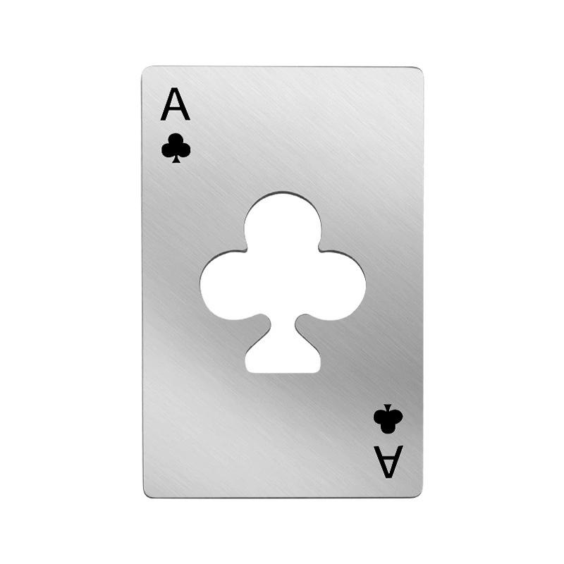 Нержавеющая сталь Пики Открывалка для бутылок винодела Игральные карты Открывалка для бутылок Кредитная карта Открывалка для пивных бутылок