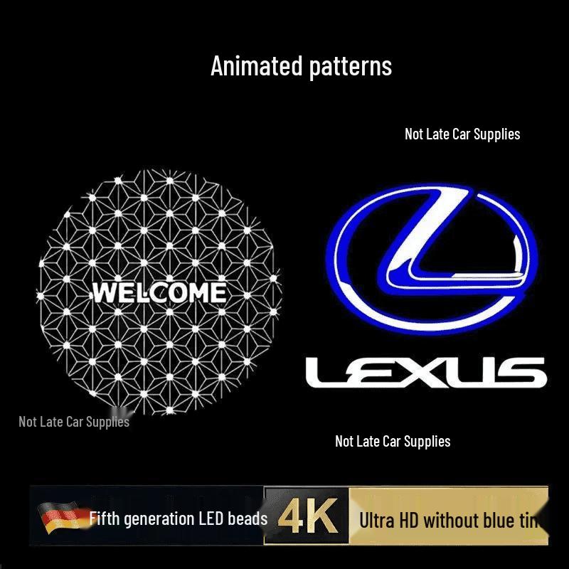 Добро пожаловать, световые элементы на двери Lexus ES Dynamic Edition для моделей ES200, 300h, RX, IS, LS, UX, LM