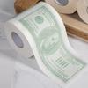 Новинка Смешная стодолларовая купюра Туалетная бумага Рулон с деньгами $100 Новый подарок Бумажные полотенца 2-слойные Салфетки Туалетные принадлежности