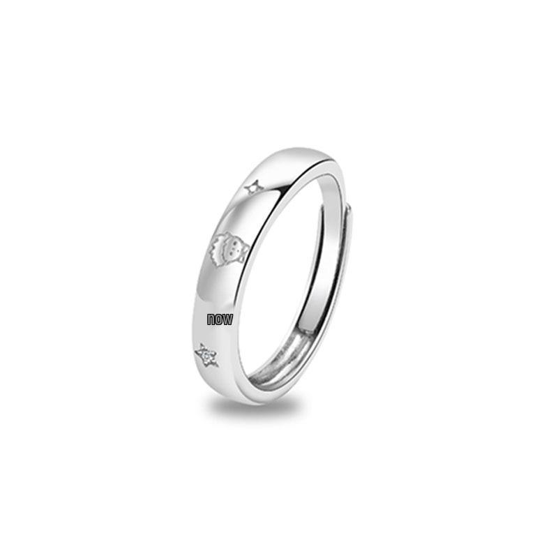 Кольца для пары «Маленький принц и роза»: Подарок на день рождения для девушки 2024