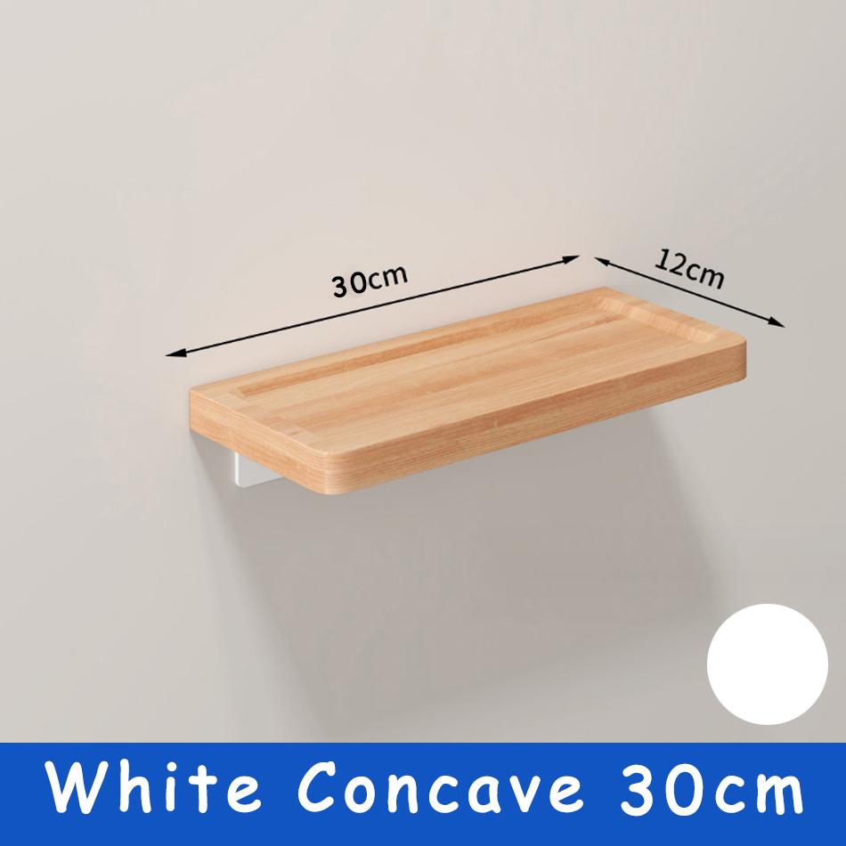 Деревянная полка для ванной комнаты, золотая настенная прямоугольная кухонная алюминиевая полка для ванной комнаты, держатель для душа, шампуня, мыла, черная, белая