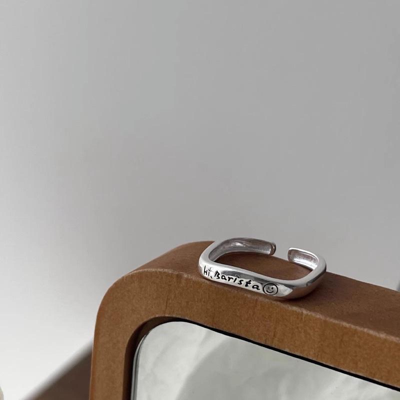 Trendy Minimalist Korean Vintage Stacking Rings for Women - Influencer-Approved Light Luxury Style.