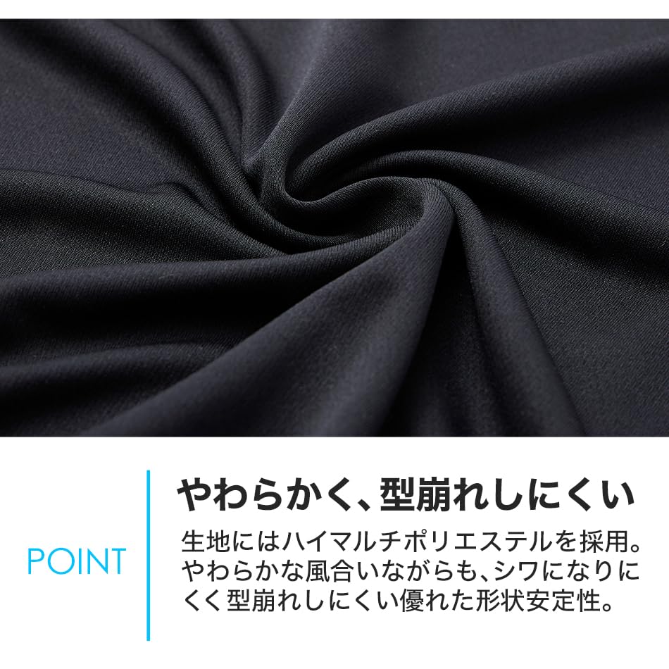 Рубашка поло phiten SMOOTH DRY, черная, размер S, с коротким рукавом, для бизнеса, спорта, гольфа, крутая, бизнес-форма, устойчивая, впитывающая пот, быстросохнущая, для мужчин