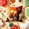 Anime Haijiu Print Cushion Cover Plush Fabric Soft DoubleSided Printed Sofa Warm Winter Home Gift Pillow Cover
