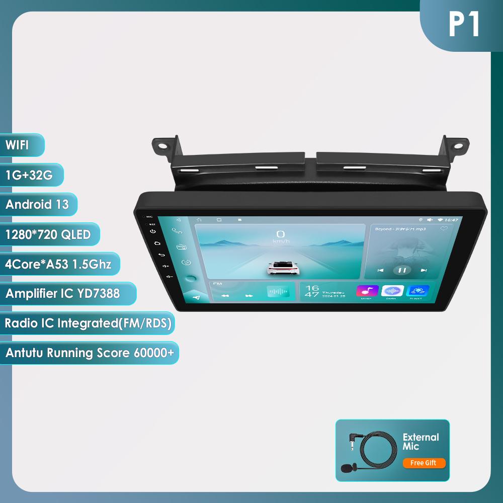 OSSURET Carplay Автомобильные интеллектуальные системы Carplay Android 13 Автомобильное радио для Fiat 500 2016 2017 2018 2019 Мультимедийный видеоплеер WIFI Авторадио Bluetooth