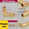 Brass 1/8" 3/8" 1/4" 3/4" BSP 90 Degree Male Elbow Barbed Hose Tail Pipe Air Gas Fitting Pagoda Connector 6/8/10/12/14/19mm