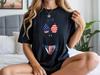USA Flag Bikini Graphic Tee, 4th of July Summer Top, Patriotic Beach Tee