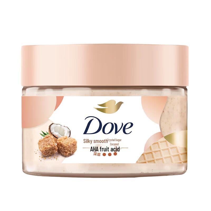 DOVE Кокосовый скраб для тела с коричневым сахаром