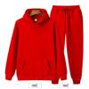 Solid Color Hoodie Two Pieces Set Hooded Sweatshirt Women's Hoodie Autumn Men's Hoodie + Pants Sets