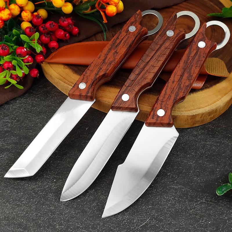 Stainless Steel Fruit Knife Boning Knife Kitchen Vegetable Cutter BBQ Sushi Knives