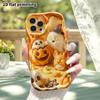 Phone case: 2D flat design, suitable for iPhone 18 17 16 15 14 13 Pro protective case, pumpkin ghost combo, perfect Christmas and Halloween holiday gi