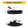 2 шт. Светодиодный боковой габаритный фонарь Белый свет для Land Rover Freelander 2 Discovery 3 4 Discovery 4 Rang Rover Sport OEM XGB000071