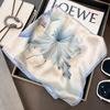 100% Natural Real Silk Scarf Neck Kerchief Foulard Female Bandana Scarves for Women Hijab Tie Shawl Wraps Square Neckerchief