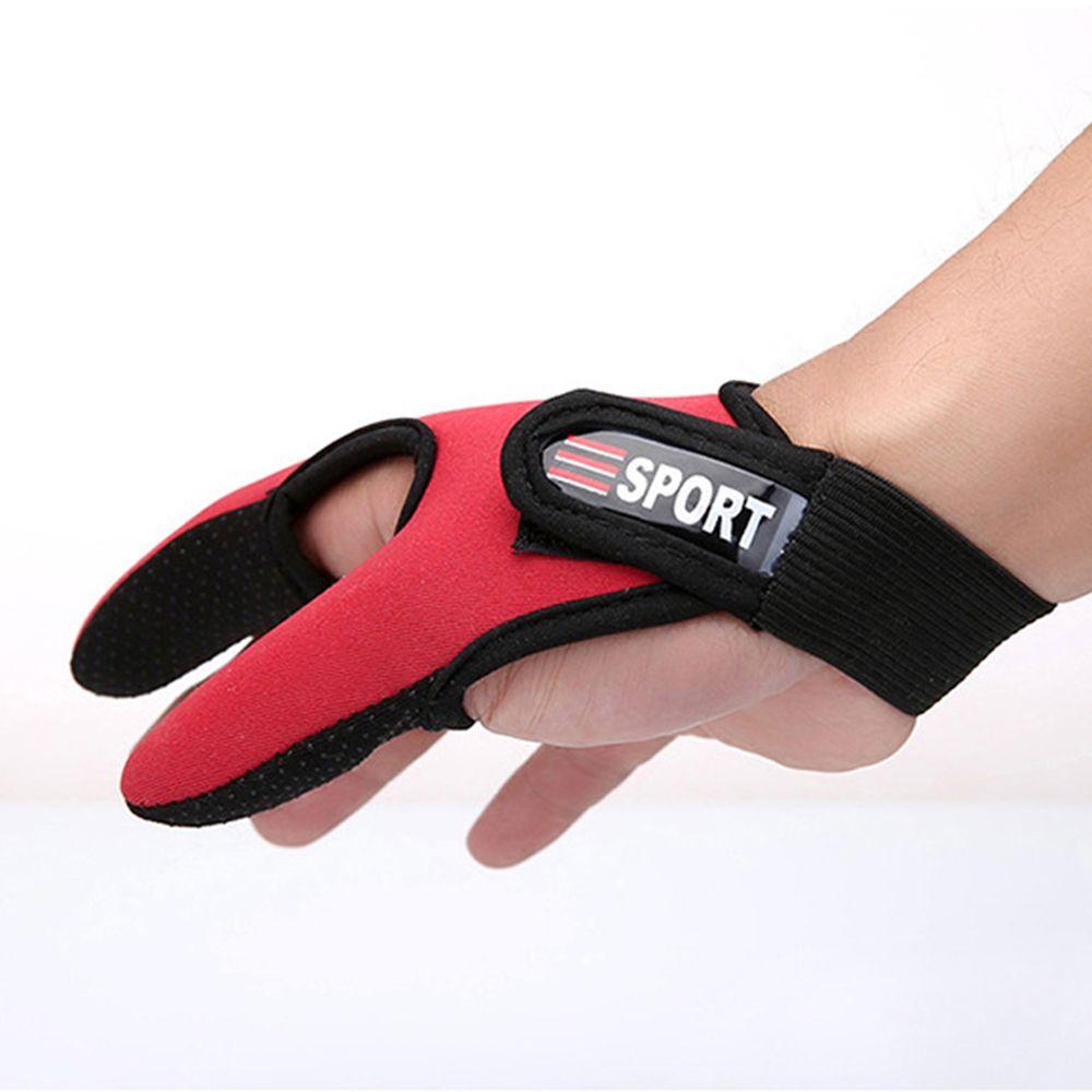 Tackle Non-Slip Glove Two-finger Gloves Finger Casting Glove 2 Fingers Protector Fishing Gloves