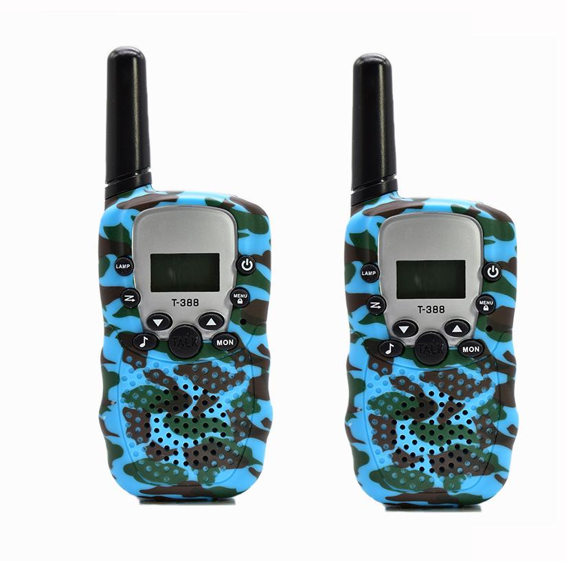 2 Pack Walkie Talkies for Kids, 3 KMs Long Range Children Walky Talky Handheld Radio Kid Toy Gifts for Boys and Girls