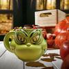 Practical Heat Resistant Birthday Gift Peculiar Shape Cartoon Character Grinch Tea Mug for Home Water Cup