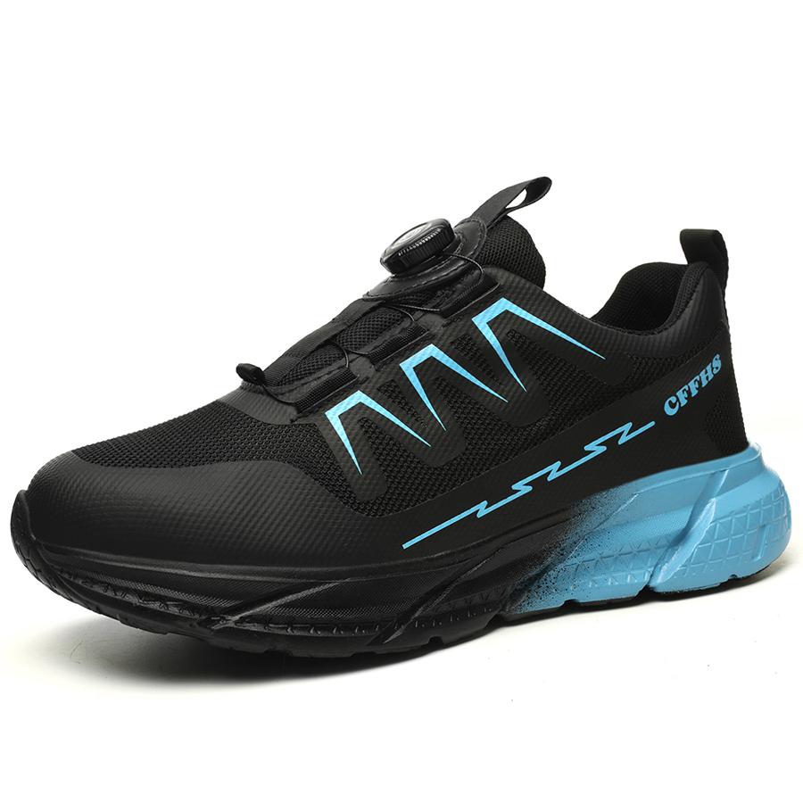 Женская защитная обувь Рабочие ботинки со стальным подноском Дышащие, устойчивые к проколам Спортивные рабочие кроссовки Удобные строительные ботинки безопасности