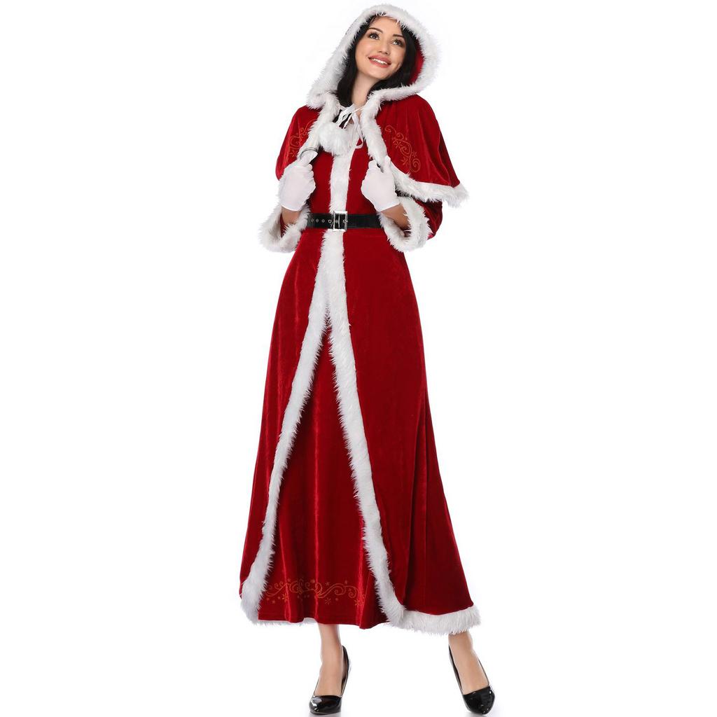 Women's Sexy Christmas Clothing, Christmas Queen Clothes, Carnival Party Performance Christmas Clothing