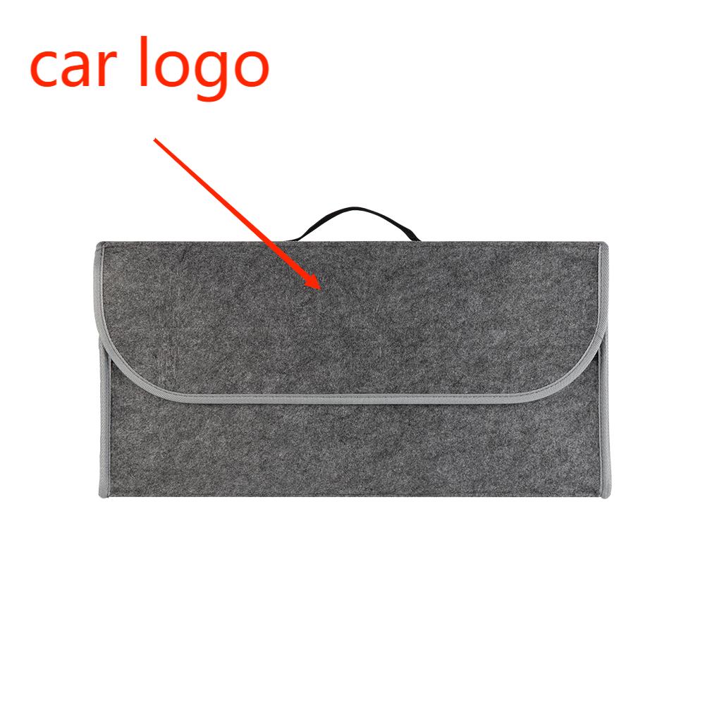 XKJC9 Car Trunk Storage Box Foldable Felt Car Organizer Stowing Tidying Box Car Accessories For Citroen C1 C2 C3 C4L VTS C-ELYSEE DS